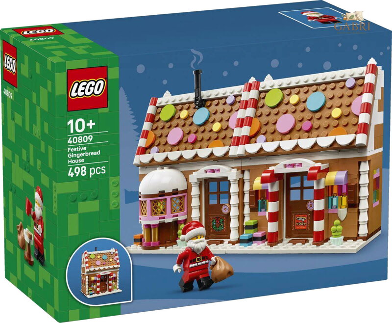 LEGO SEASONAL Vánoční perníková chaloupka 40809 STAVEBNICE
