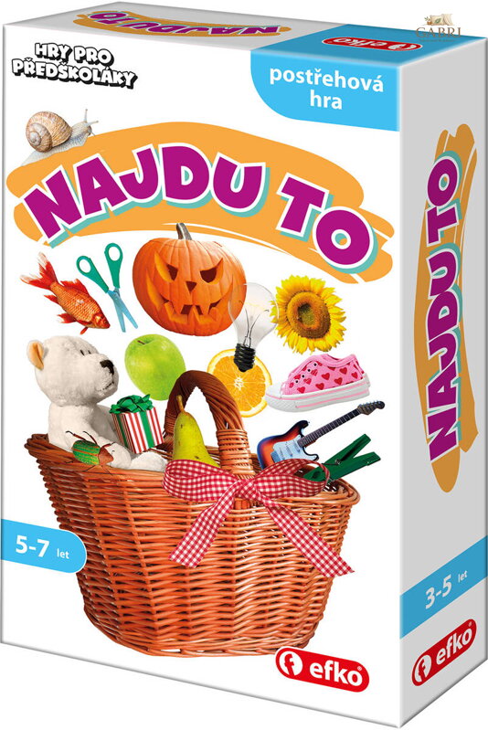 EFKO Hry pro předškoláky Najdu to *SPOLEČENSKÉ HRY*