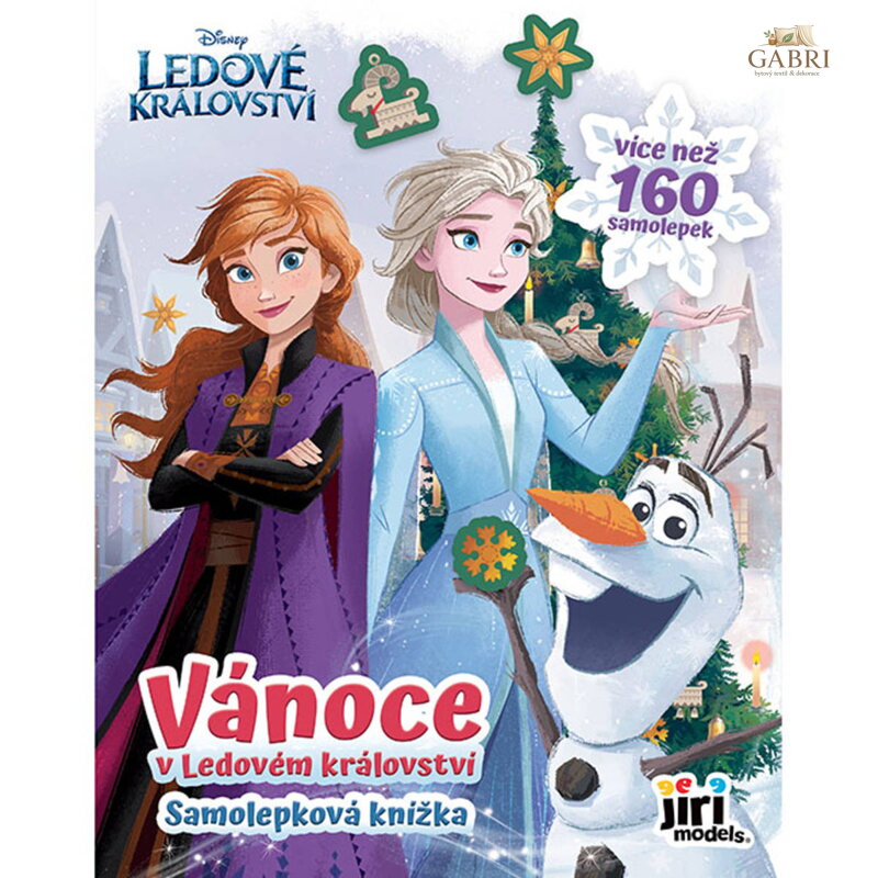 JIRI MODELS Samolepková knížka Vánoce v Ledovém království (Frozen)