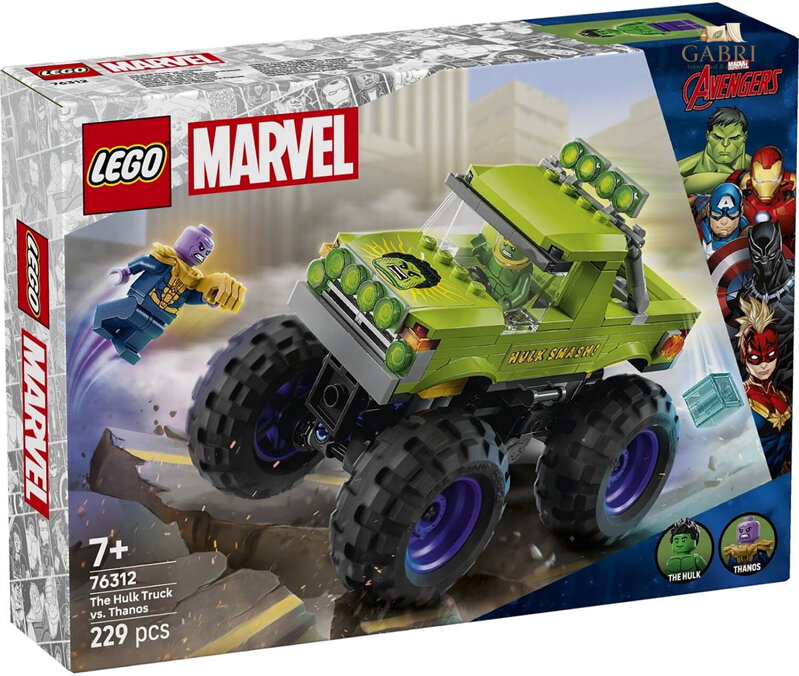 LEGO MARVEL Hulkův truck vs. Thanos 76312 STAVEBNICE