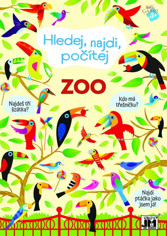 JIRI MODELS Hledej, najdi, počítej Zoo sešit s aktivitami