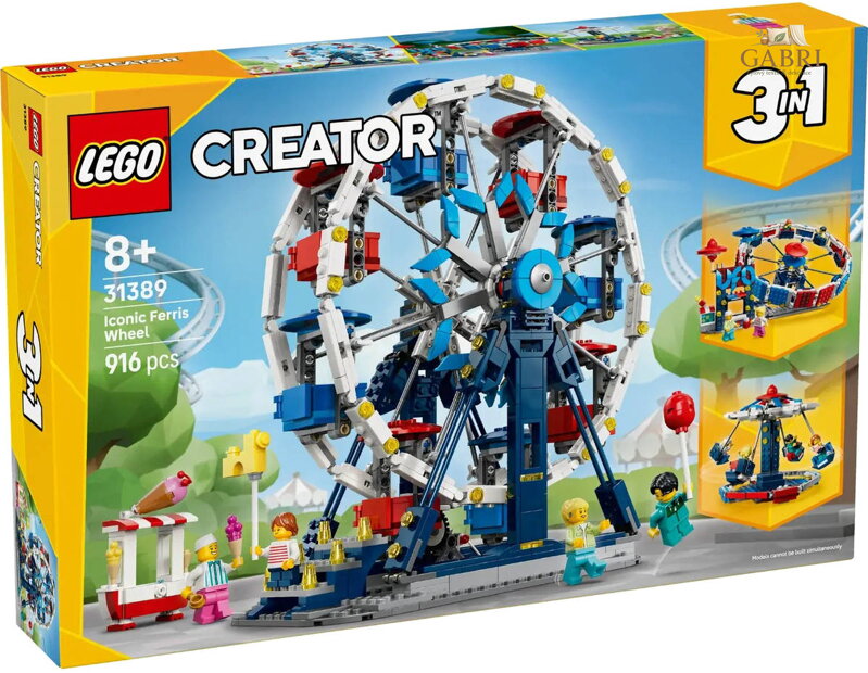 LEGO CREATOR Kultovní ruské kolo 3v1 31389 STAVEBNICE