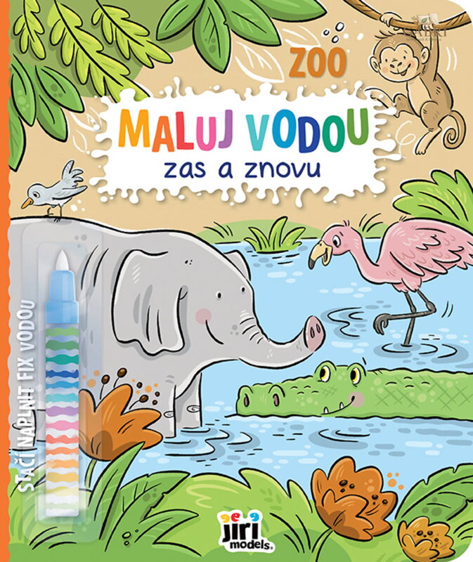 JIRI MODELS Maluj vodou Zas a znovu Zvířátka ZOO