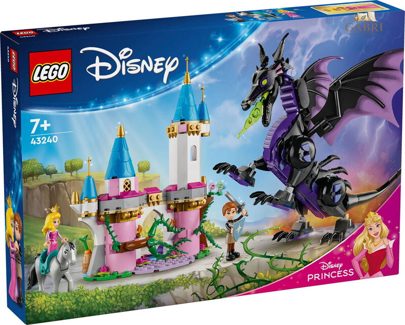 LEGO DISNEY PRINCESS Zloba v dračí podobě 43240 STAVEBNICE