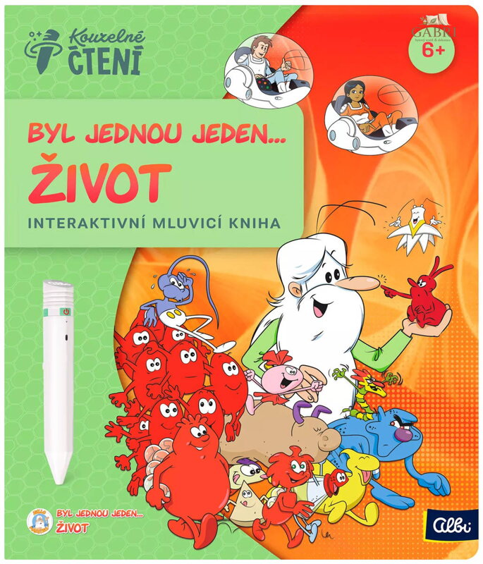 ALBI Kouzelné čtení Kniha interaktivní Byl jednou jeden život