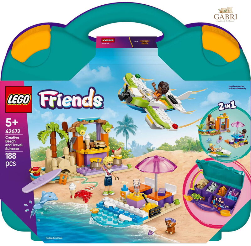 LEGO FRIENDS Kreativní plážový a cestovní kufřík 42672 STAVEBNICE