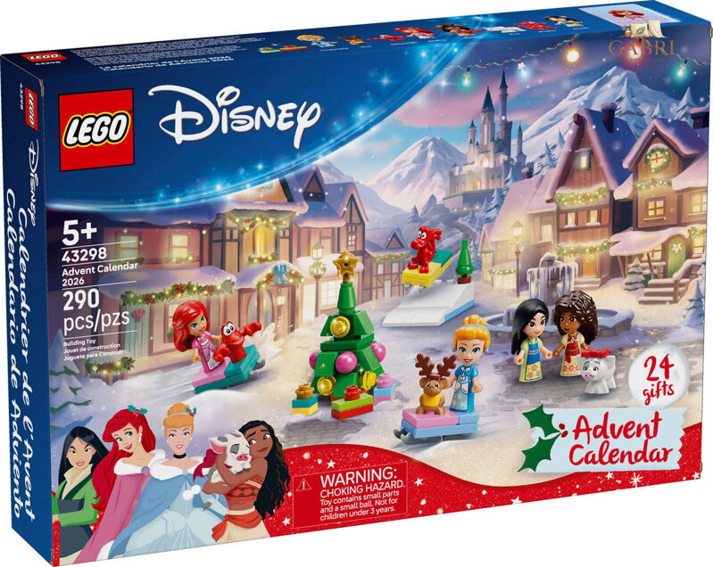 LEGO DISNEY Disney Princess Adventní kalendář 43298 STAVEBNICE
