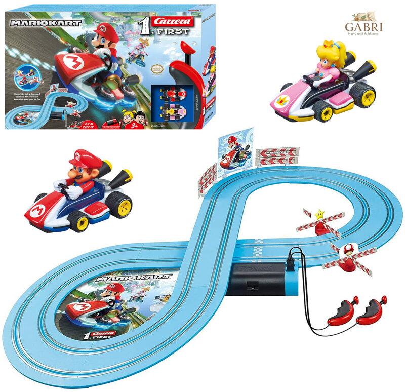 CARRERA Autodráha First Super Mario Nintendo 2,4m 93x45cm na baterie