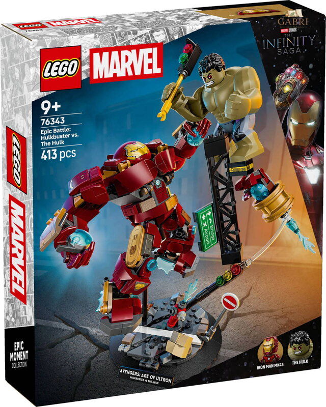 LEGO MARVEL Epický souboj: Hulkbuster vs. Hulk 76343 STAVEBNICE