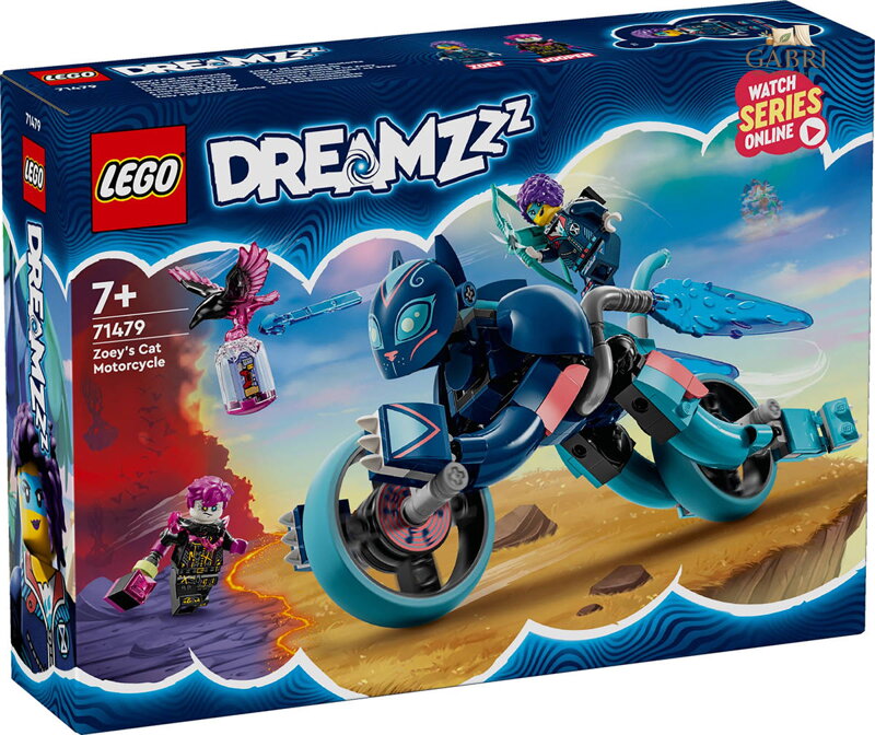 LEGO DREAMZZZ Zoey a její kočičí motorka 71479 STAVEBNICE