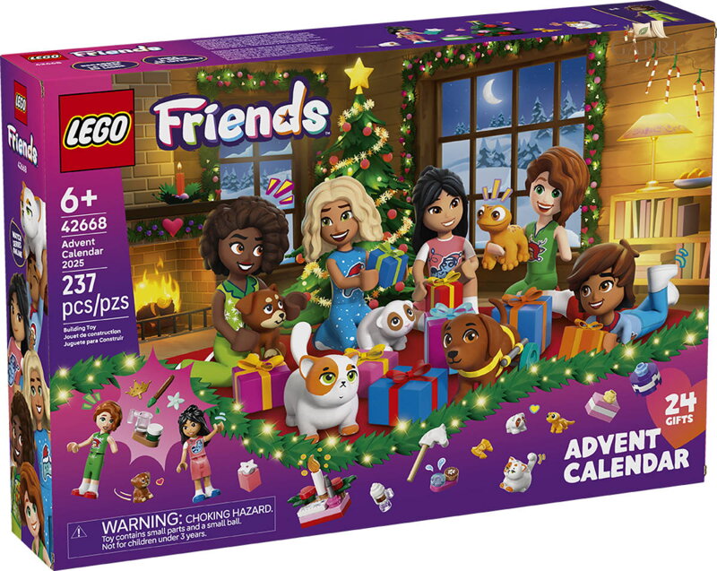 LEGO FRIENDS Adventní kalendář rozkládací s herní plochou
