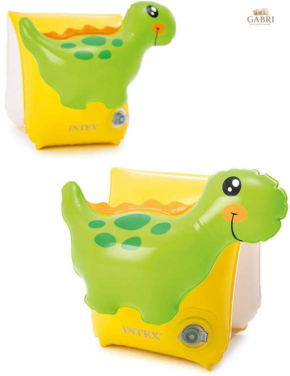 INTEX Nafukovací rukávky do vody Dino 23x20cm plavací křidélka 56664