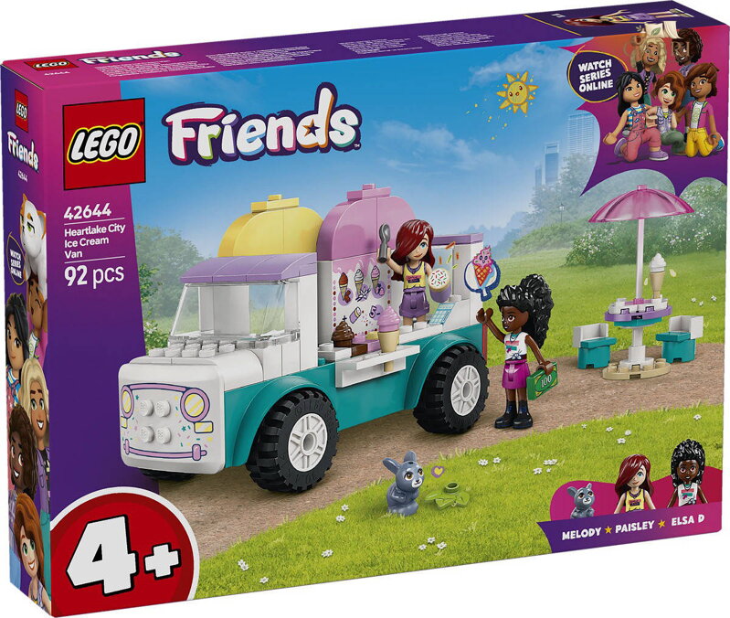 LEGO FRIENDS Zmrzlinářské auto v městečku Heartlake 42644 STAVEBNICE