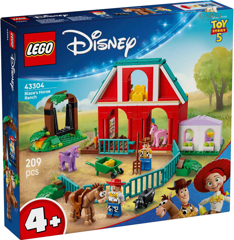 LEGO DISNEY Blazeova koňská farma Toy Story 5 43304 STAVEBNICE