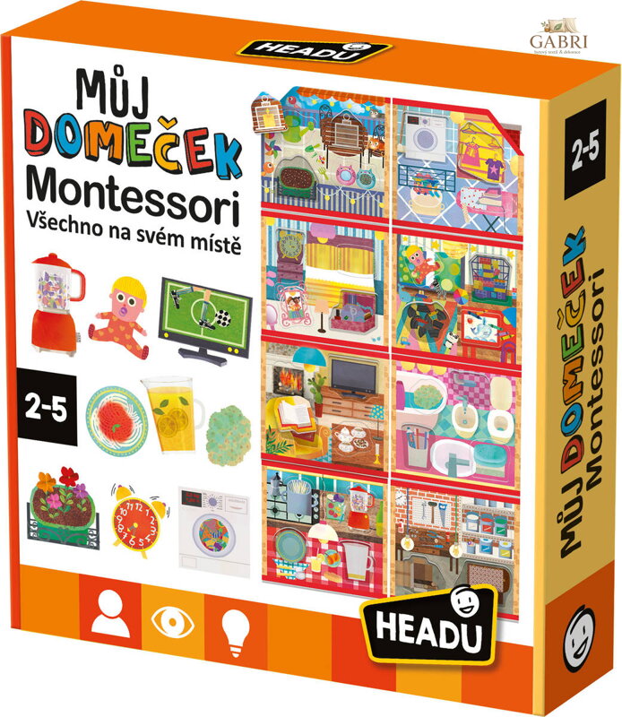 HEADU Hra Montessori Můj domeček CZ *SPOLEČENSKÉ HRY*