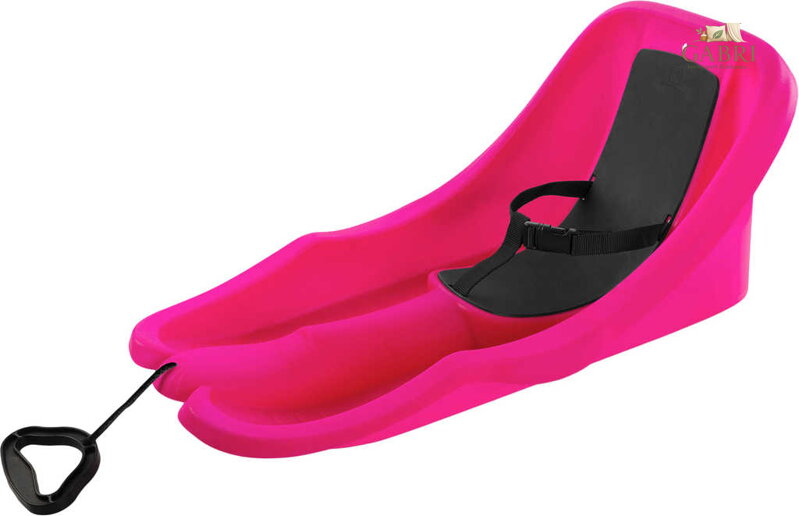 Boby Baby RIDER s opěrkou a popruhy pro miminko Růžové plast