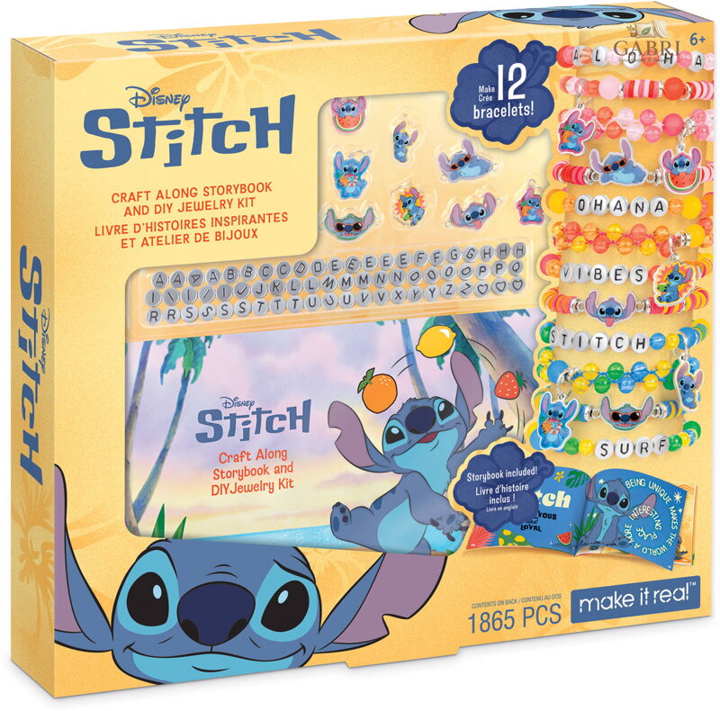 MAKE IT REAL Výroba náramků Stitch kreativní set v krabici
