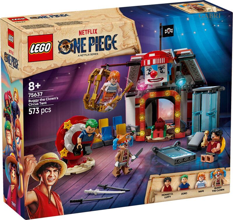 LEGO ONE PIECE Klaun Buggy a cirkusový stan 75637 STAVEBNICE