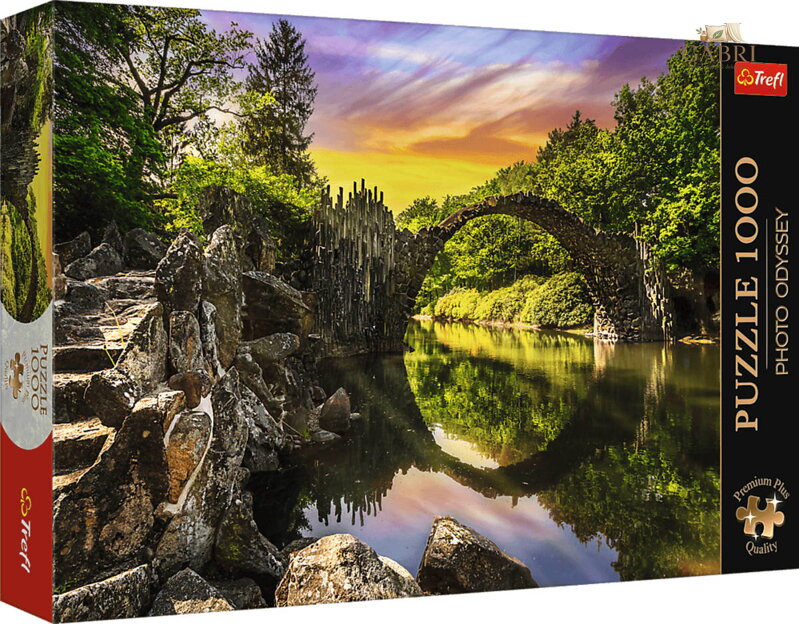 TREFL PUZZLE PREMIUM Photo Odyssey Most v Kromlau 68x48cm 1000 dílků