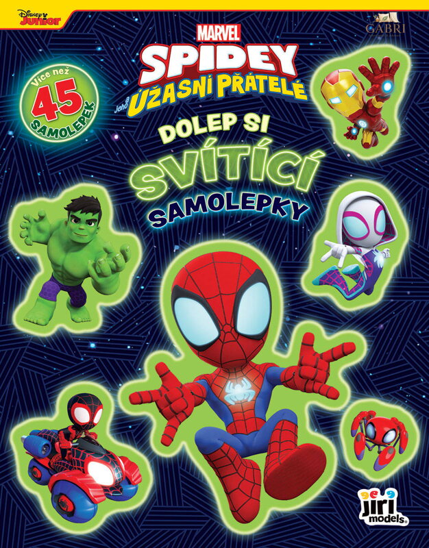 JIRI MODELS Dolep si svítící samolepky Spidey a jeho úžasní přátelé