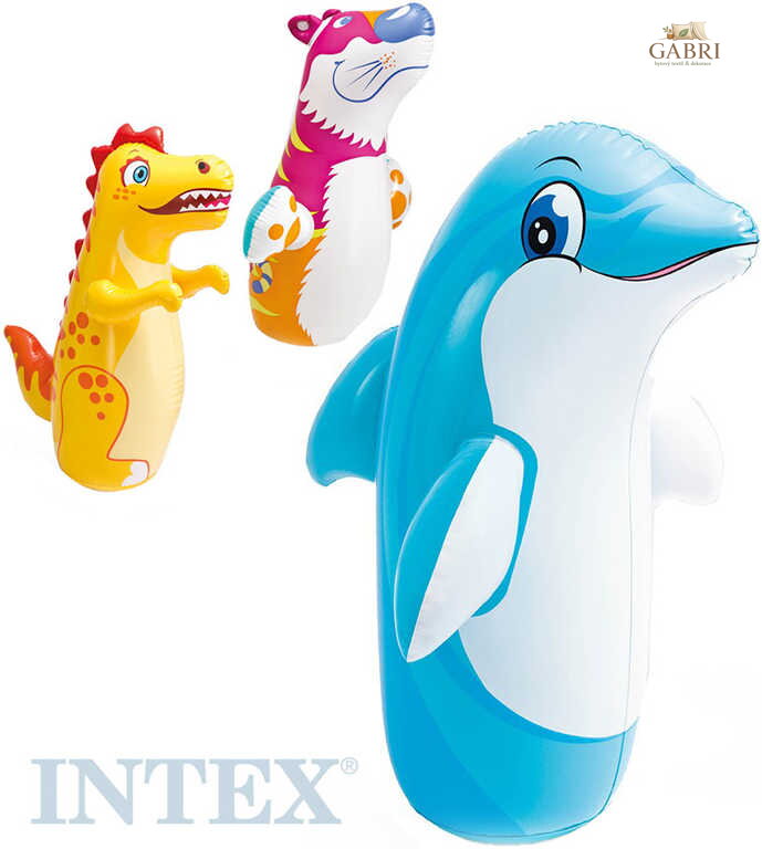 INTEX Pytel nafukovací zvířátko boxovací 91x61cm s vodní záteží 3 druhy 44669