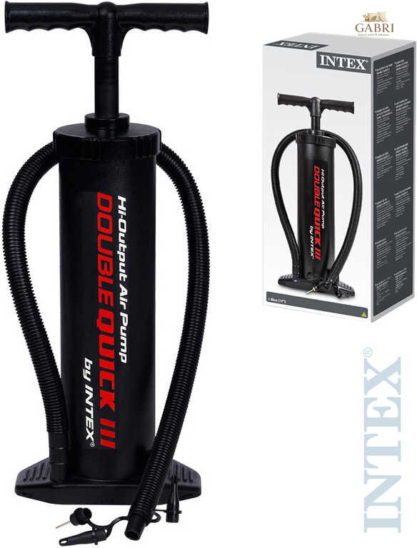 INTEX Pumpa ruční 4 tryskové nástavce 68615