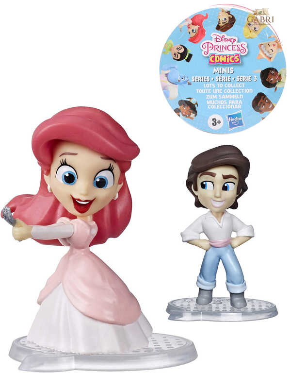 HASBRO Disney Princess Comics set panenka s nálepkou v krabici s překvapením
