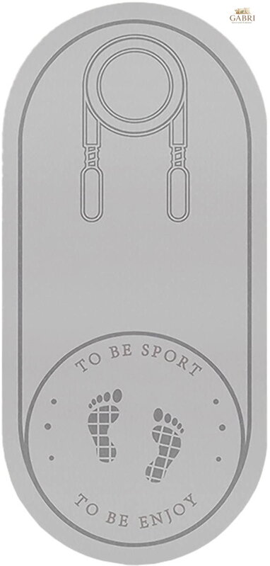 MERCO Podložka tlumící Jumping Mat 140x66cm na skákání a cvičení šedá