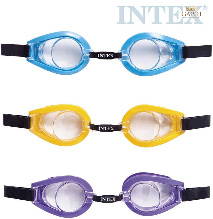 INTEX Plavecké brýle dětské 3-10 let na plavání do vody 3 barvy 55602
