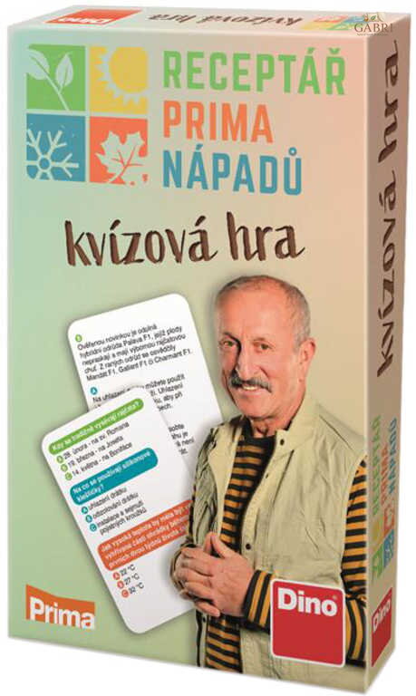 DINO Hra kvízová Receptář prima nápadů cestovní *SPOLEČENSKÉ HRY*