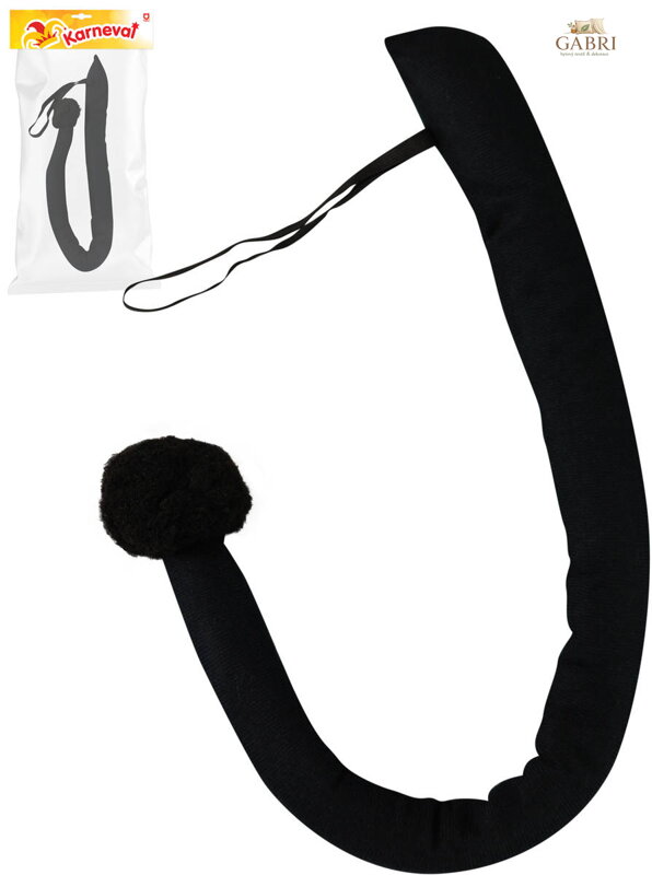 KARNEVAL Ocas čerta 70cm tvarovatelný *KARNEVALOVÝ DOPLNĚK*