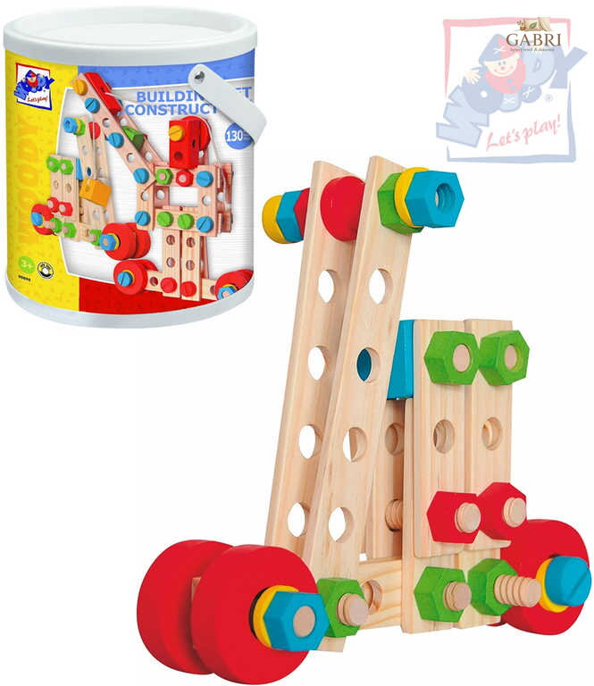 WOODY DŘEVO Stavebnice montážní *DŘEVĚNÉ HRAČKY*