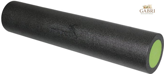 MERCO Válec masážní 90x15cm fitness roller pěnový černo-žlutý