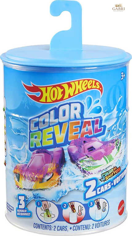 MATTEL HOT WHEELS Color Reveal set 2 autíčka mění barvu ve vodě