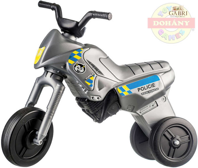 MAD Odrážedlo dětské odstrkovadlo Enduro YUPEE Policie velké
