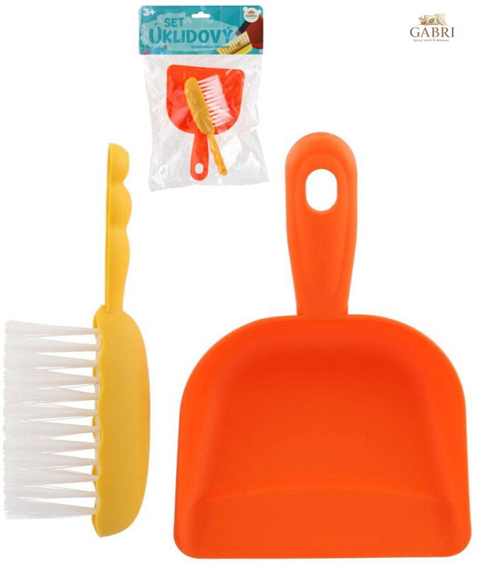 Uklízecí sada smetáček + lopatka malá uklízečka plast