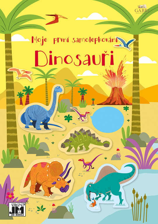 JIRI MODELS První samolepkování Dinosauři 200 samolepek