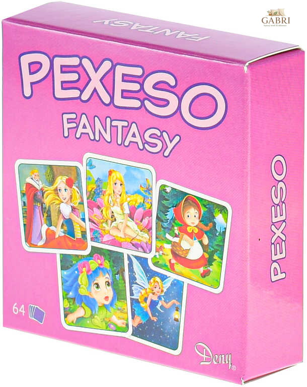 HYDRODATA HRA Pexeso Pohádky fantasy 64 kartiček *SPOLEČENSKÉ HRY*