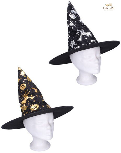 KARNEVAL Klobouk čaroděj 2 druhy *KARNEVALOVÝ DOPLNĚK*