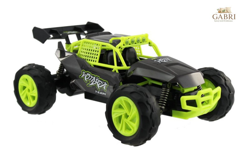 RC Auto vysokorychlostní bugina 20 km/h na vysílačku 2,4GHz na baterie 2 barvy