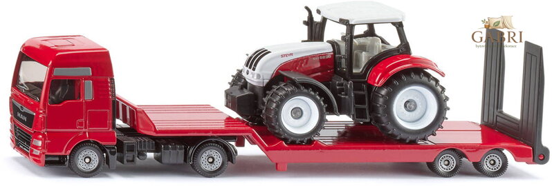 SIKU Auto tahač MAN set s traktorem Steyr kovový model 1764