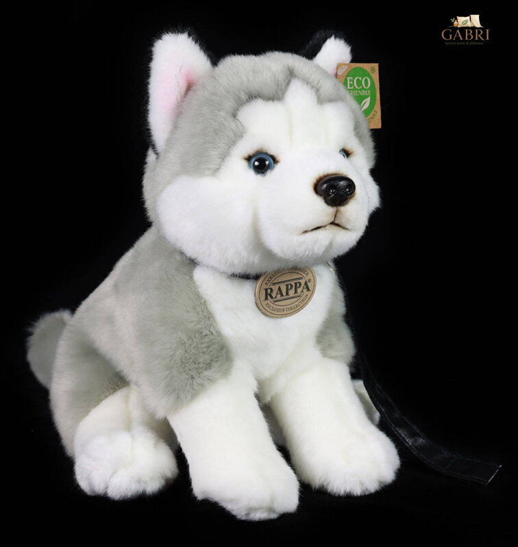 PLYŠ Pes husky 28cm Eco-Friendly *PLYŠOVÉ HRAČKY