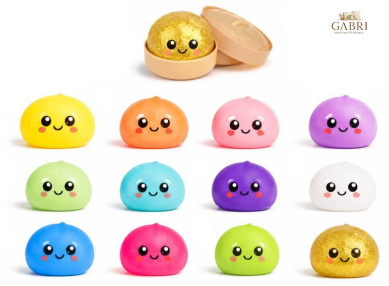 Knedlíček Squishy Dumpling mačkací antistresový kawai knedlík 12 barev