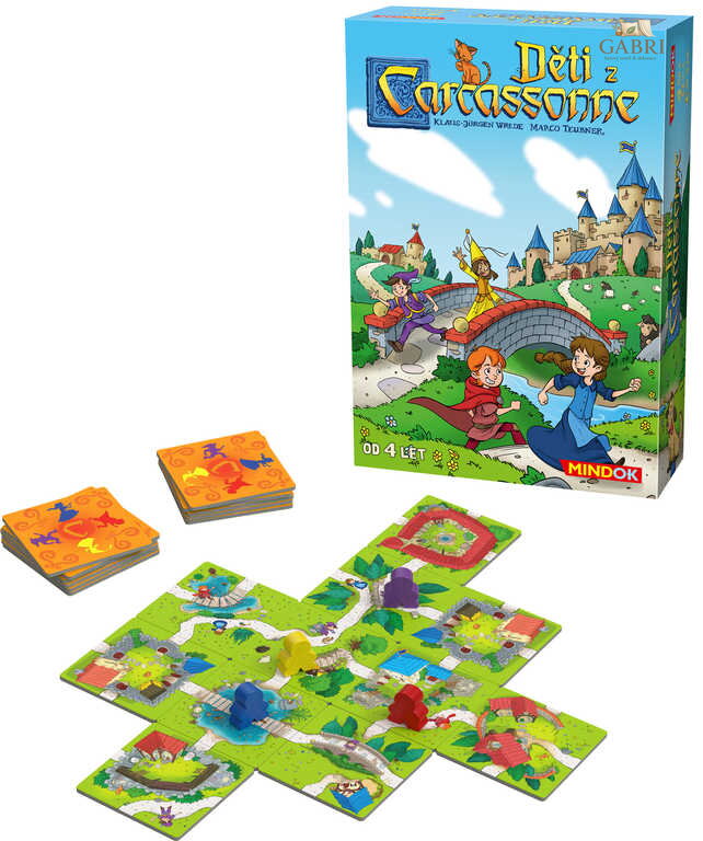 MINDOK HRA Carcassonne děti *SPOLEČENSKÉ HRY*