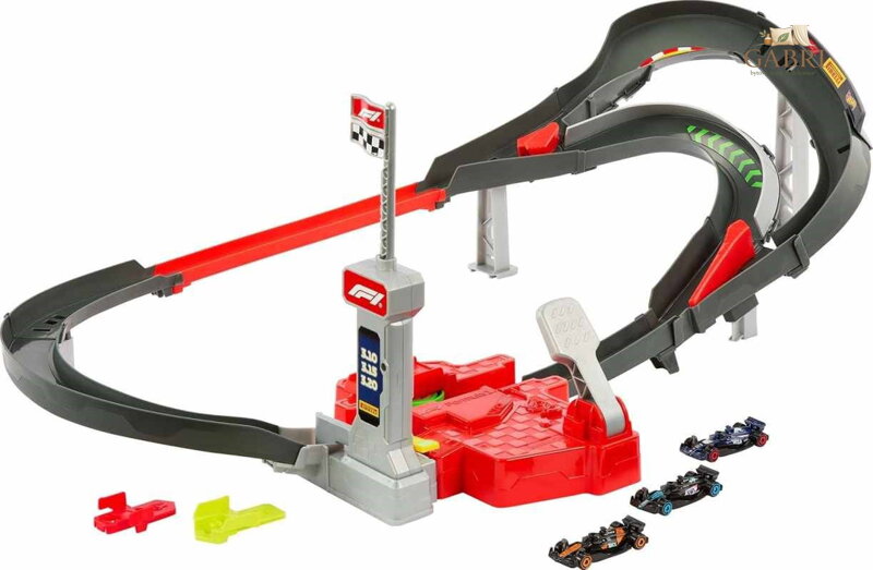 MATTEL HOT WHEELS Racing Formule 1 startovací dráha se 3 autíčky