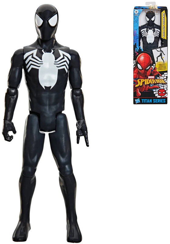 HASBRO Figurka akční Spiderman Black Suit Titan Series