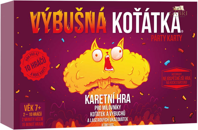 ADC Hra Výbušná koťátka Párty karty *SPOLEČENSKÉ HRY*