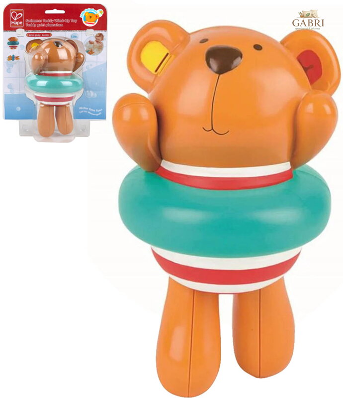 HAPE Medvídek baby plavací do vany natahovací zvířátko do vody