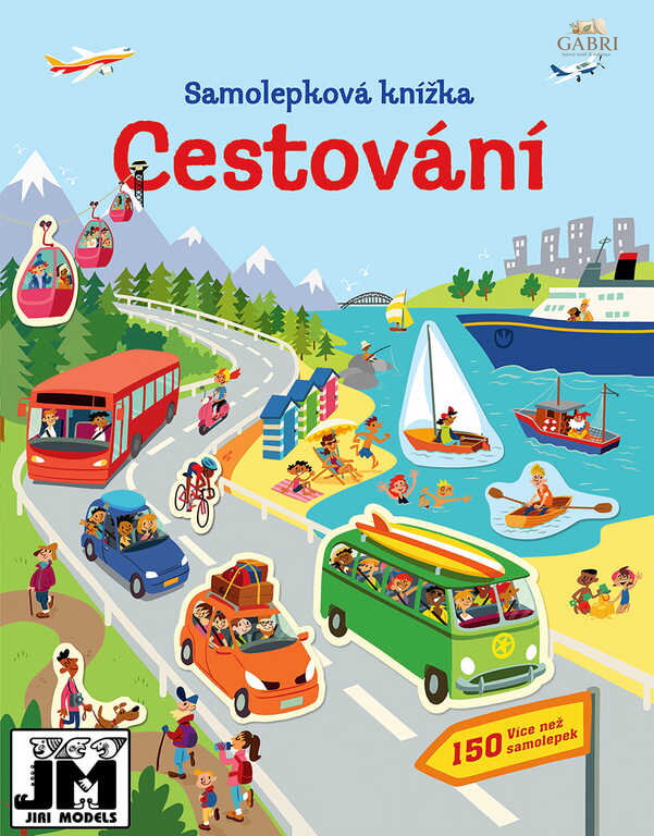 JIRI MODELS Samolepková knížka Cestování
