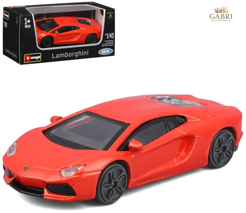 BBURAGO Auto Lamborghini Aventador LP 700-4 Street Fire kovový model